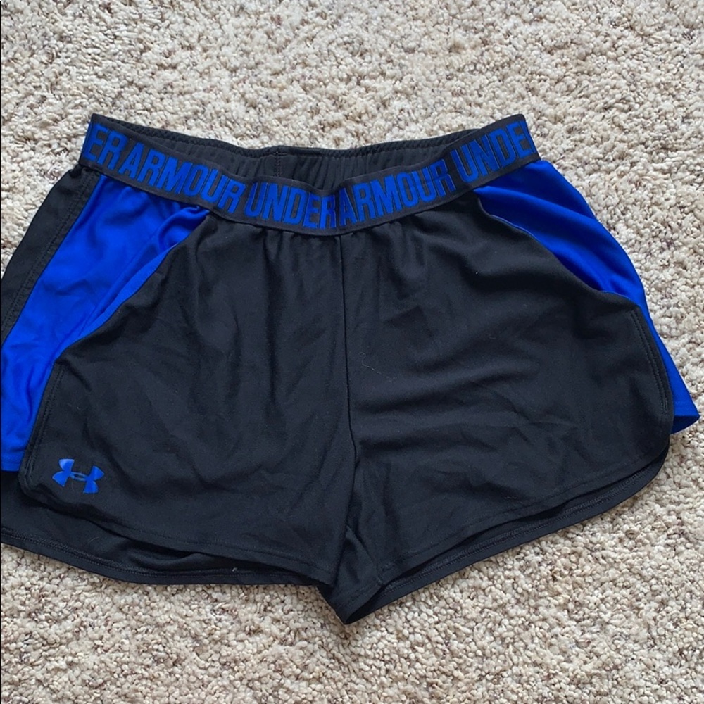 COPY - blue and black underarmour shorts with poc…